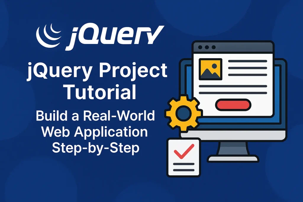 jQuery Project Tutorial Build a Real-World Web Application Step-by-Step