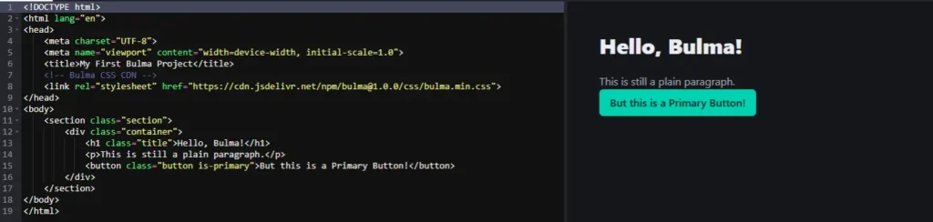 Bulma Basic Tutorial