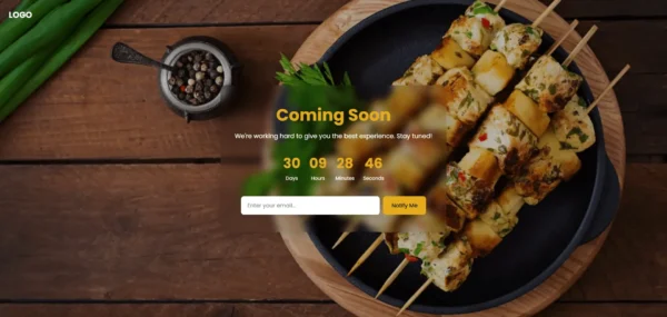 Coming Soon – Restaurant